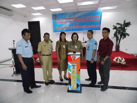 LAUNCHING DAN BIMTEK WEBSITE  JARINGAN DOKUMENTASI DAN INFORMASI HUKUM (JDIH) PEMERINTAH KOTA AMBON Tahun 2018
